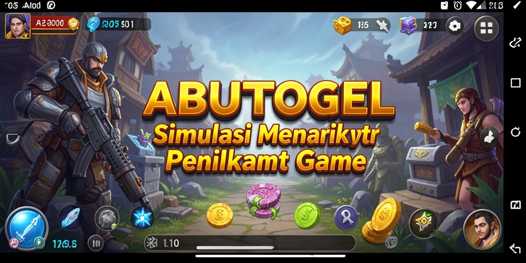 Tampilan gameplay menarik ABUTOGEL yang penuh tantangan.