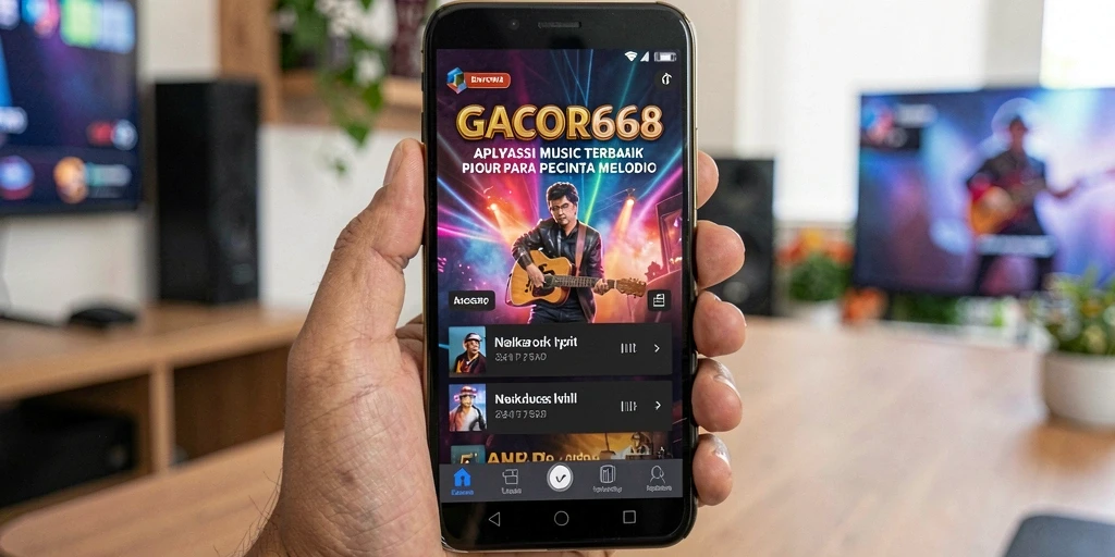 Tampilan screenshot GACOR668 menunjukkan gameplay interaktif musik yang seru.