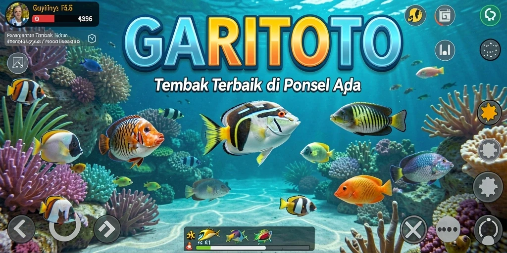 Gameplay GARITOTO yang seru dan penuh tantangan saat menembak ikan.