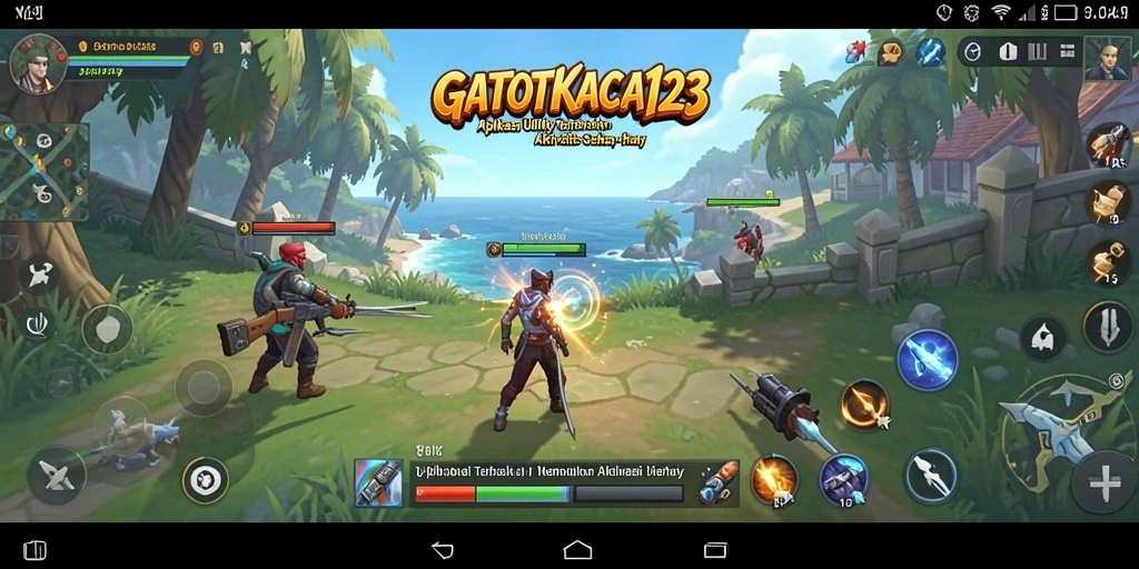 Tampilan antarmuka GATOTKACA123 yang sederhana dan menarik.