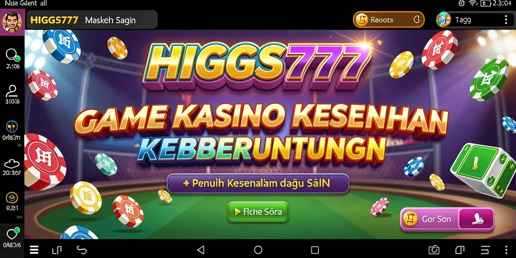 Tampilan gameplay seru dan menegangkan di HIGGS777.