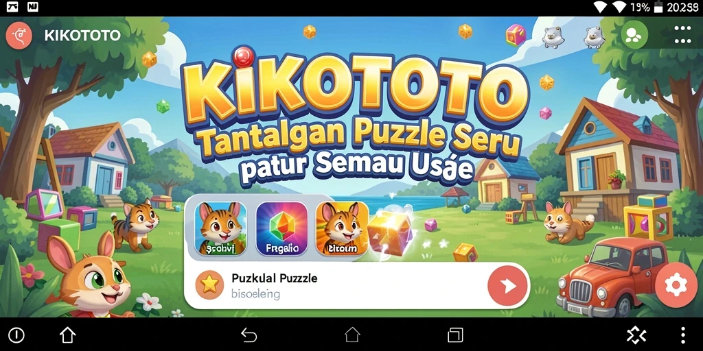 Gameplay KIKOTOTO: Teka-teki seru dan menarik untuk dipecahkan.