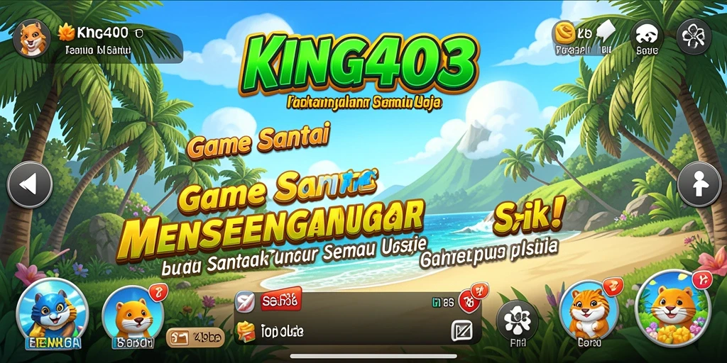 Screenshot gameplay KING403 yang penuh warna dan interaktif.