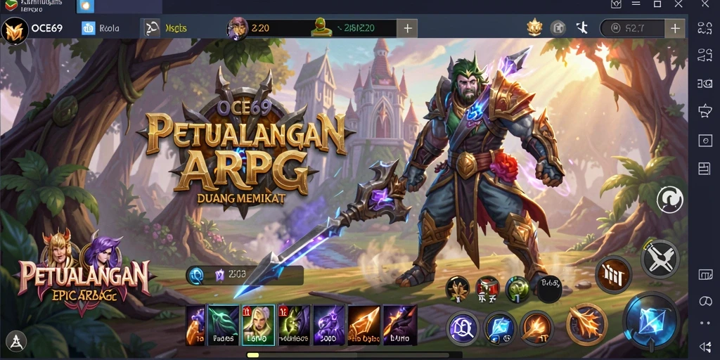 Tangkapan layar yang menunjukkan aksi pertarungan dinamis di OCE69.
