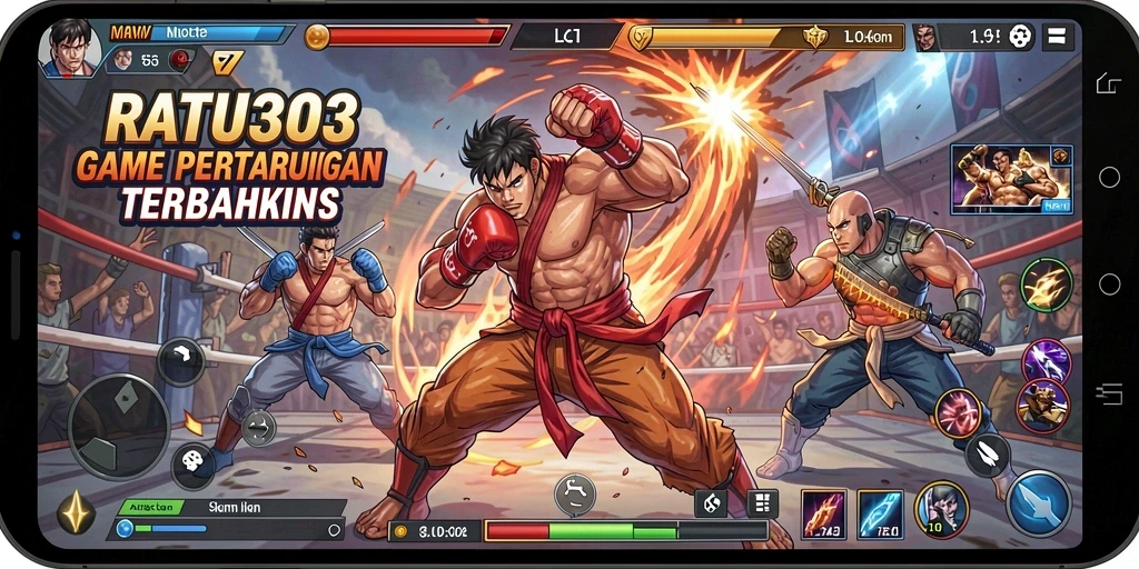 Tampilan gameplay seru di RATU303 dengan pertarungan yang menegangkan.