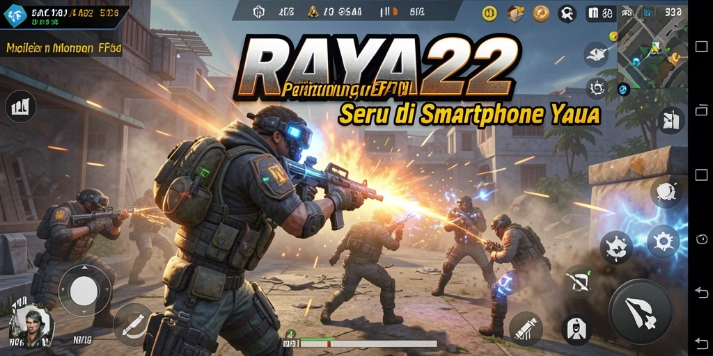Screenshot menunjukkan aksi seru di tengah pertempuran FPS.