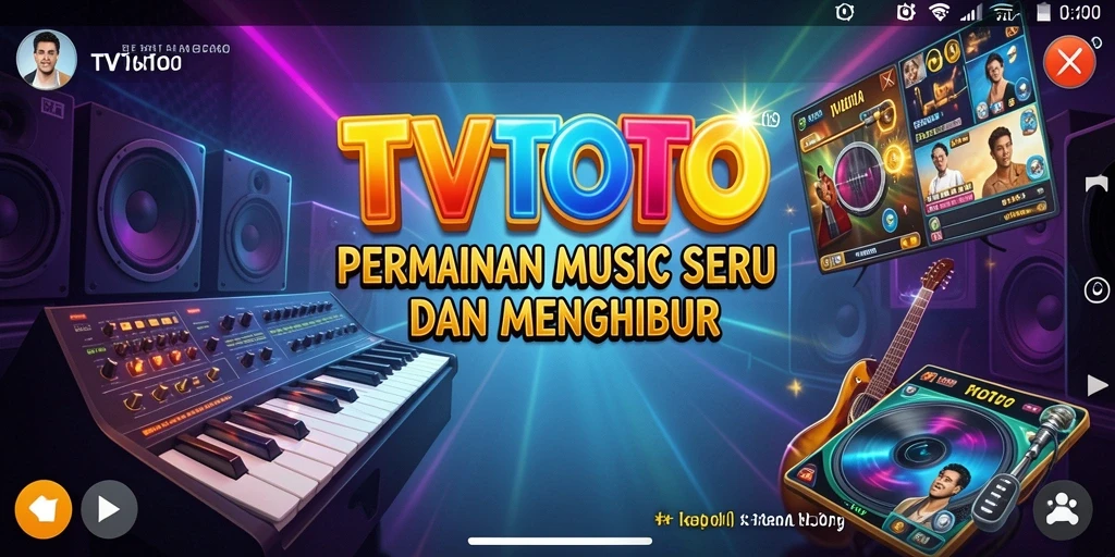 Tampilan gameplay TVTOTO yang seru dan interaktif.