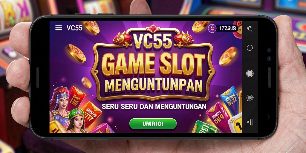 Screenshot gameplay VC55 menampilkan fitur Slot yang mengasyikkan.