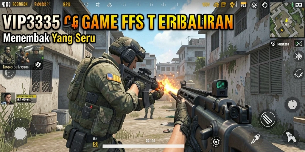 Screenshot gameplay VIP333 yang menampakkan aksi menembak yang mendebarkan.