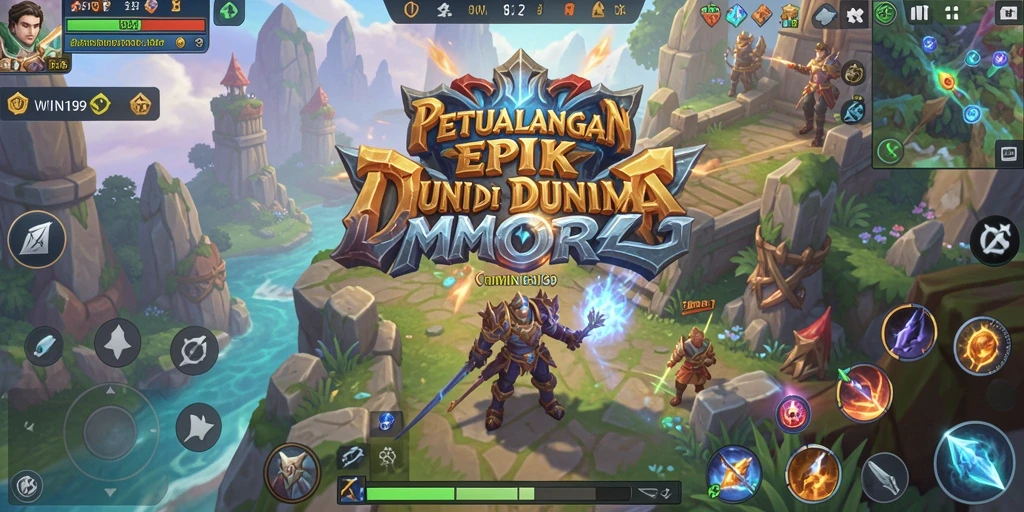 Gameplay hebat di dunia fantasi MMORPG WIN199.
